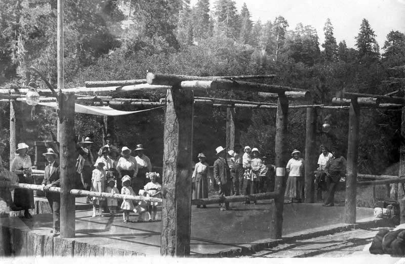 Dance floor at PE Camp c.1920