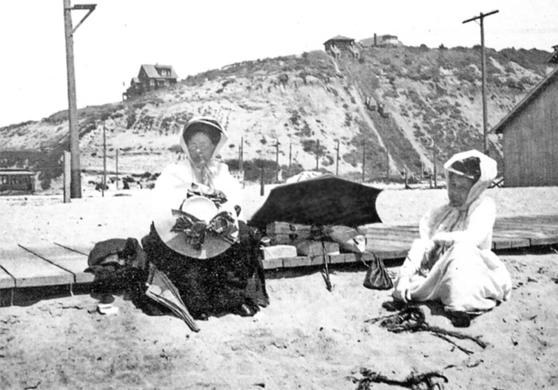 Two Ladies at the Beach, Playa del Rey, Calif.